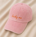 Lucky Me – Dusky Pink Vintage Cap