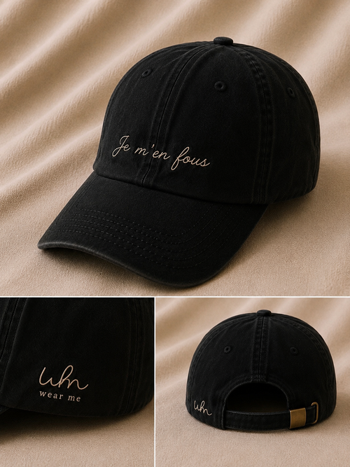 Je m’en fous – Vintage Black Cap