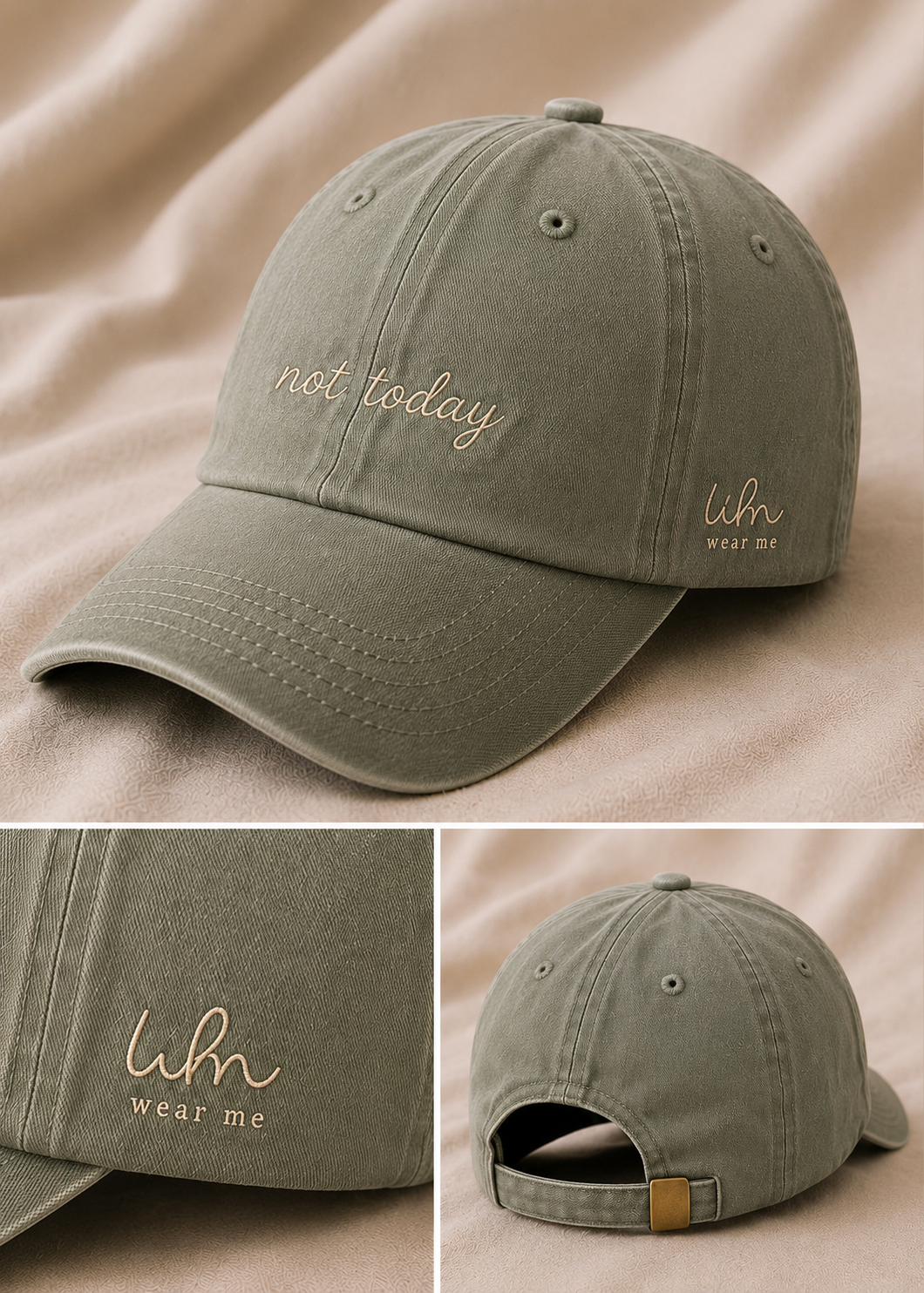 Not Today – Sage Vintage Cap