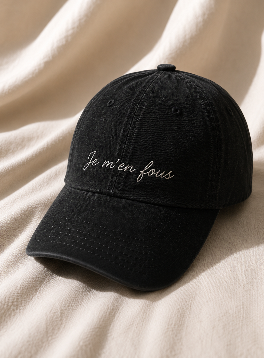 Je m’en fous – Vintage Black Cap